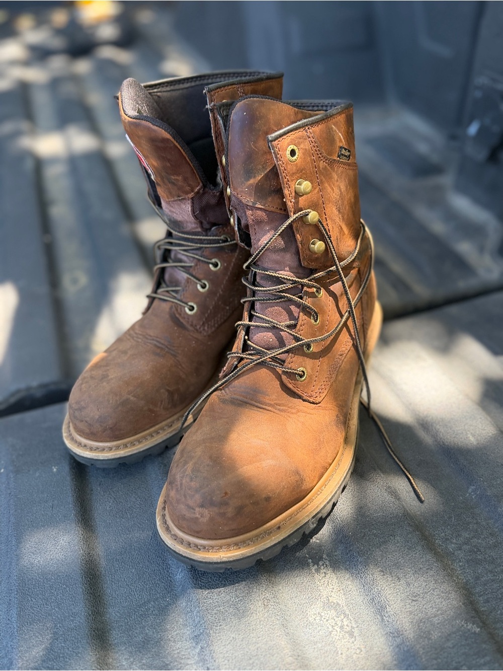 Red Wing Irish setter steel toe work boot
